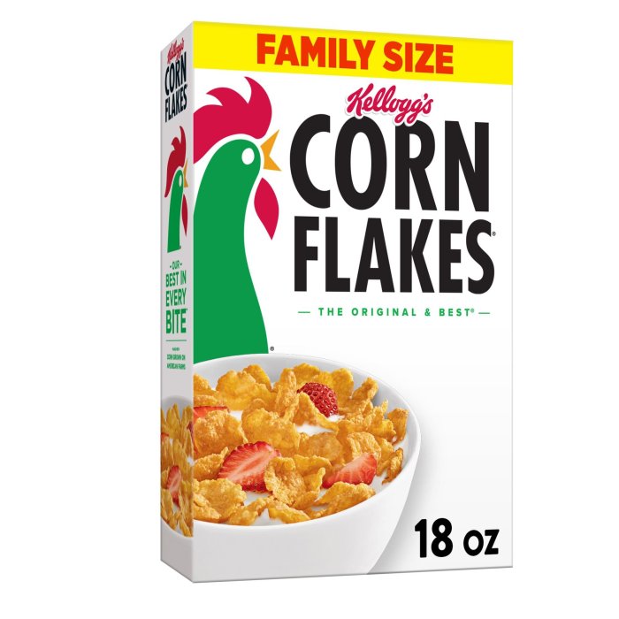 Nutrition facts kellogg's corn flakes