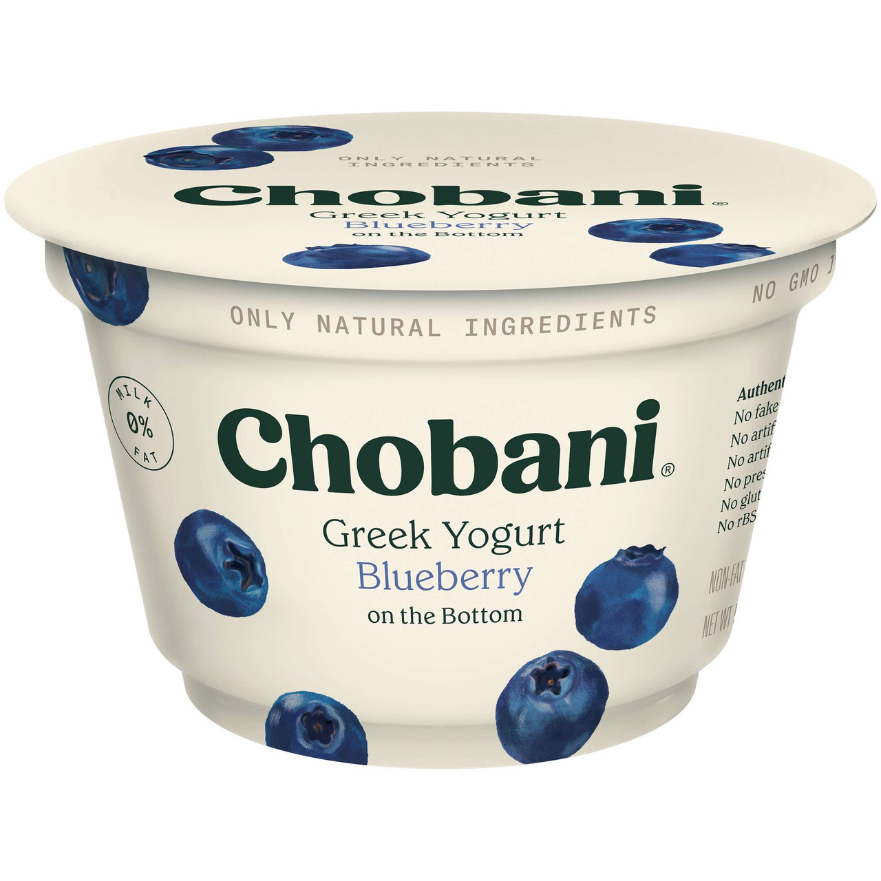 Chobani blueberry yogurt nutrition facts