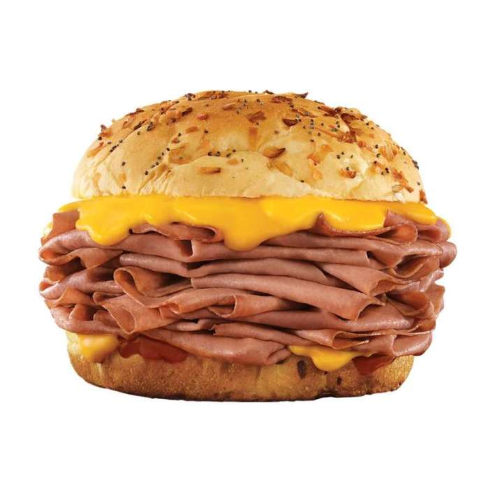 Arbys Beef and Cheddar Nutrition Facts